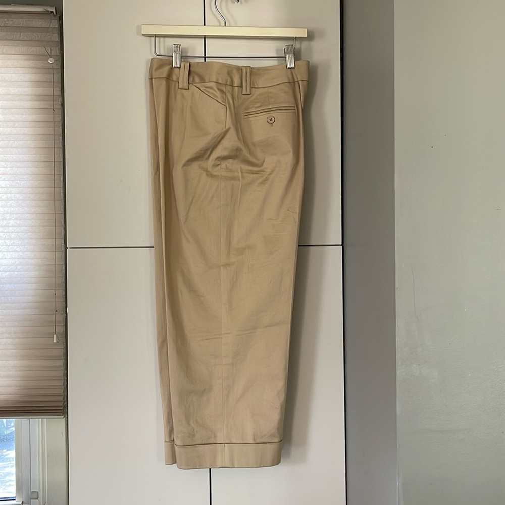 Larry Levine,12,97% cotton,3% spandex, wide leg/crop/ankle,summer work,like new.